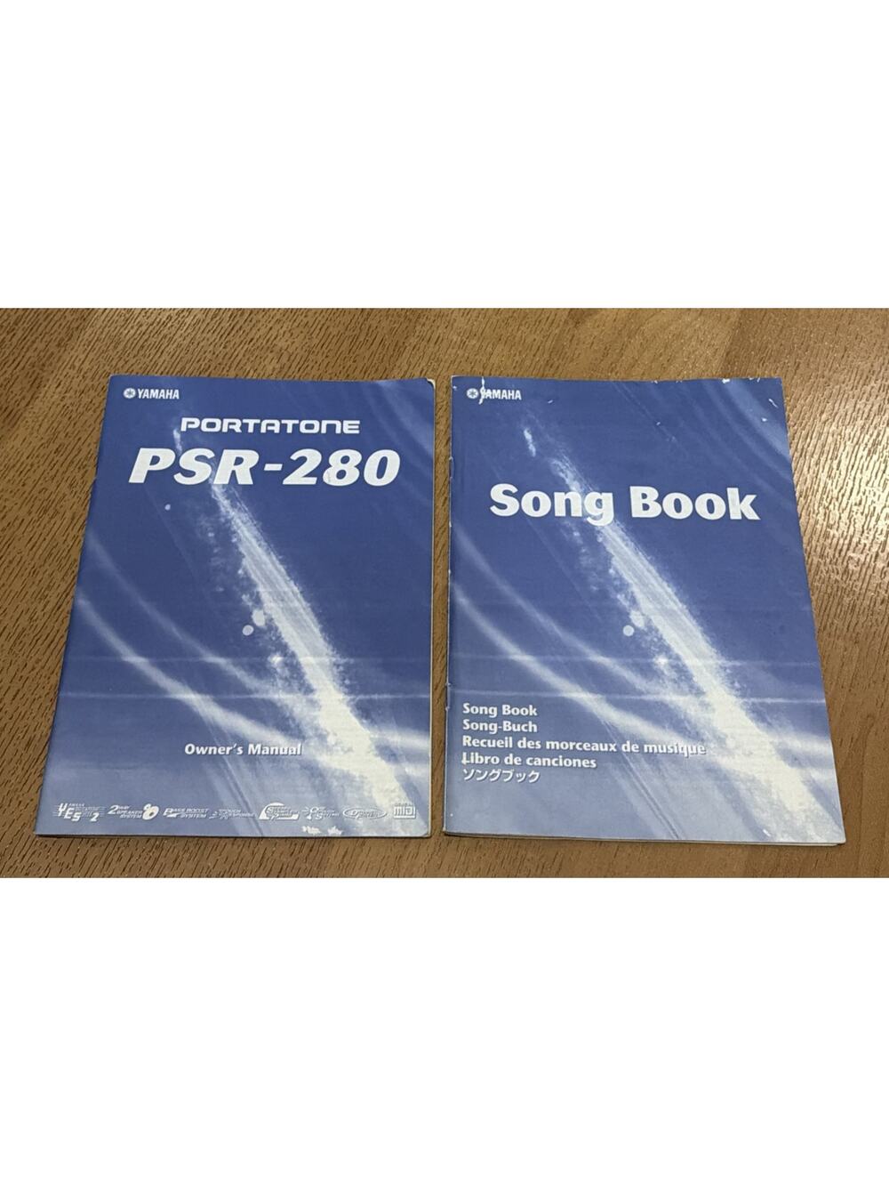 Yamaha PSR-280 Portatone Instruction Manual: 90 Pages And Song Book Lot 2000